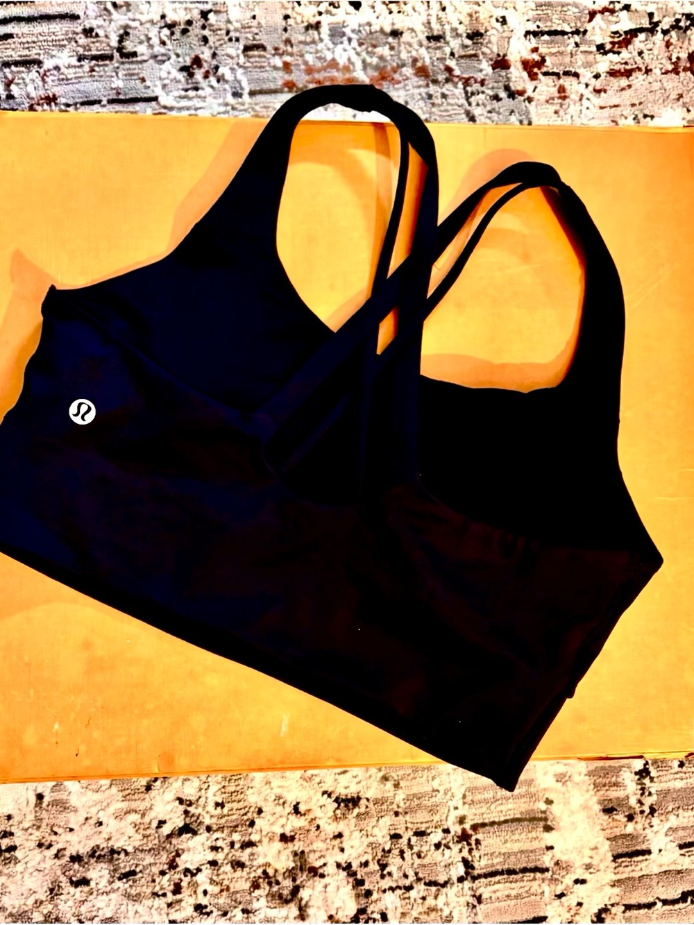 lululemon athletica Black Double-Strap Sports Bra